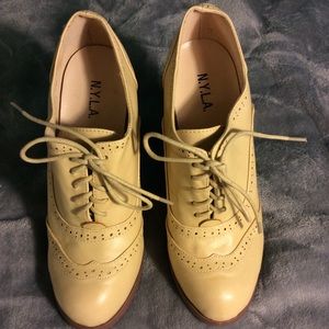 NYLA Lace Up Booties